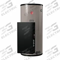 RHEEM Electric Water Heater: 208V AC, 85 gal, 18,000 W, Single/Three Phase, 57.7 in Ht (MPN ES85-18-G / 400631). Key specifications — Phase: Three; Brand: RHEEM; Maximum Recovery Flow Rate: 186 gph @ 40°F Rise.