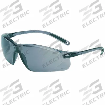 UVEX BY PIP Safety Glasses: Gray Lens, Half-Frame, Anti-Fog, Clear Frame - Padded Comfort-Fit Safety Glasses