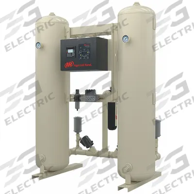 INGERSOLL RAND Compressed Air Dryer: 2 in NPT, 600 cfm, 150 psi Max Op Pressure - Twin-Tower Regenerative Desiccant Compressed Air Dryers