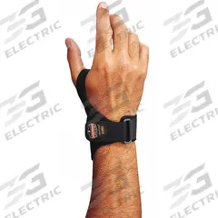 PROFLEX BY ERGODYNE Wrist Support: Left, M Ergonomic Support Size, Black, Fits 6 to 7 in (MPN 70244). Key specifications — attr377055: PROFLEX BY ERGODYNE; attr328767: Left; attr328769: Black; attr328770: 6 to 7 in.