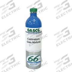 GASCO Calibration Gas: Air, Refillable, +/-5% Accuracy, N2, Calibration Gas, 66 L Cylinder Capacity (MPN NI UHPP66). Key specifications — For Use With: All OEM Gas Detectors; Background Gas: Air; Brand: GASCO; Gas Mixture: Nitrogen 99.999%; Reusability: Refillable.