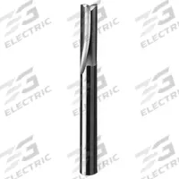 ONSRUD Solid Router Bit: Straight V-Flute, 2 Flute, 3/8" Cut Dia, 1-5/8" LOC (MPN 56-124)
