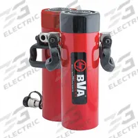 BVA HYDRAULICS Hydraulic Ram: Single Acting, 55 ton Nominal Capacity, 10 in Nominal Stroke Lg, Steel (MPN H5510). Key specifications — attr98927: BVA HYDRAULICS.