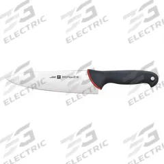 ZWILLING J.A. HENCKELS Knife: Straight, 8 in Overall Lg, Stainless Steel Blade, Polypropylene Handle (MPN 33101-201). Key specifications — Sub-brand: Kolor ID; Brand: ZWILLING J.A. HENCKELS; Blade Material: Stainless Steel; Blade Type: Straight; Handle Color: Black; Handle Material: Polypropylene; Knife Type: Chef's Knife; NSF Certified: Yes.