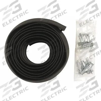 FROST KING Door Bottom Seal: Dual Fin Insert, 16 ft Lg, 2 1/4 in Wd - Weatherstrip Tubing
