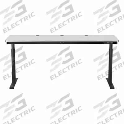 VERSADESK Electric Sit-Stand Desk: White, Wood, 72 in Overall Wd, 24 in Overall Dp - Electric Adjustable-Height Desks