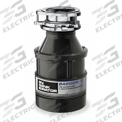 IN-SINK-ERATOR Garbage Disposal: Residential, 1/3 hp Horsepower - Residential Garbage Disposals