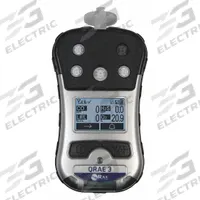 HONEYWELL Multi-Gas Detector: IP65, HONEYWELL RAE Systems QRAE 3, Lithium Ion, QRAE 3, RAE Systems (MPN M020-11111-111). Key specifications — Gas Detected: Hydrogen Sulfide; Housing Color: Gray; Battery Chemistry: Lithium Ion; Communication Protocol: Wireless Mesh.