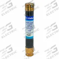LITTELFUSE Fuse: Class RK5, FLSR Series, Time-Delay, 100 mA, 600 V AC, 300 V DC, Non-Indicating (MPN FLSR.100T). Key specifications — Series: FLSR.