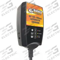 BATTERY DOCTOR Battery Charger: Charging/Maintaining, Auto, Float, 12 ft Cable Lg (MPN 20026). Key specifications — Automatic/Manual: Automatic; Charging Current @ Voltage: 0.9 A @ 12V; Charge Type: Float; Maintaining Current @ Voltage: 0.9A @ 12V; Charger Function: Charging; For Use With Battery Type: Deep Cycle; Brand: BATTERY DOCTOR.