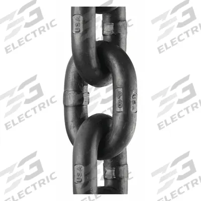 PEERLESS Straight Chain: 3/8 in Trade Size, 80 Chain Grade, Alloy Steel - Grade-80 Lifting Chains