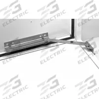 HOFFMAN Door Stop Kit: Securing Door Open, Steel (MPN ALGDSTOP2). Key specifications — Finish: Plated; Brand: HOFFMAN; Accessory Type: Door Stop Kit; Application: Securing Door Open; Material: Steel.