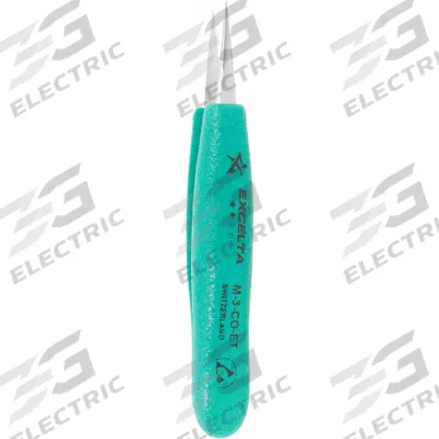 EXCELTA Tweezers: Cobalt, Point, Straight Tip - High-Precision Tweezers
