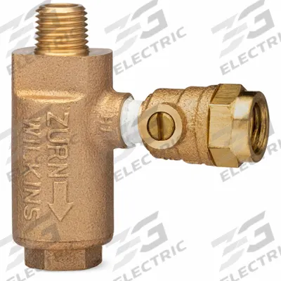 ZURN WILKINS Freeze-Relief Valve: Freeze Relief Valve, Bronze, 1/4 in Connection Size - Side 1 - Freeze Relief Valves