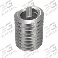 HELI-COIL Helical Insert: Tanged Tang Style, Screw-Locking, 1/4"-20 Thread Size, 100 PK (MPN A3585-4CNW500). Key specifications — Material Grade/Class: 18-8; Thread Direction: Right Hand; STI Tap Size: 1/4"-20; Compatible Material: Metal; System of Measurement: Inch; Brand: HELI-COIL; Tensile Strength: 200,000 to 250,000 psi; Thread Type: Coarse.