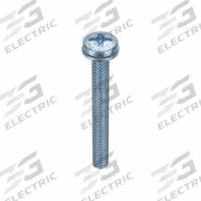 SEMS Screw: Internal Tooth, #6-32 Thread Size, 1 1/4 in Lg, Steel, Zinc-Plated - Machine Screws with Internal Tooth Lock Washers