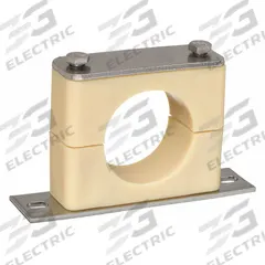 BEHRINGER PIPE SYSTEMS Beta Clamp: Smooth Bore, 316 Stainless Steel Clamp, Santoprene Cushion (MPN BSBX61315-SP)