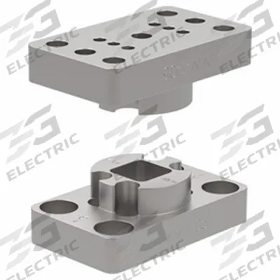 DE-STA-CO Array Tool Plate: MM-T-05, 30 mm L x 50 mm Wd. x 16 mm Ht. - Cobotic End-of-Arm Tool Plate Kits