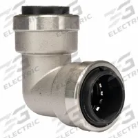 APPROVED VENDOR Push-Fit Elbow Fitting: 1/2 in OD x 1/2 in OD Size, Brass (MPN LF813R). Key specifications — Brand: APPROVED VENDOR.