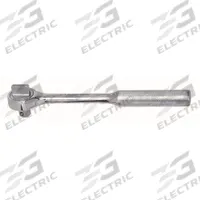 WRIGHT TOOL Lineman Raised Cap Ratchet: Round, Reversible, 10 1/4 in Overall Lg, Chrome (MPN 4433). Key specifications — attr1205598: Reversible; attr1205605: Quick-Release Not Included; attr1205626: Chrome; attr1205607: Round; attr1205624: WRIGHT TOOL.