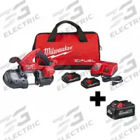MILWAUKEE Band Saw Kit: 35 3/8 in Blade Lg, 3 1/4 in Cutting Lg - Max, 3 1/4 in Cutting Wd - Max (MPN 2829-22, 48-11-1865). Key specifications — attr1169930: Dual Trigger Included.