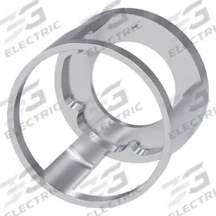 SIEMENS Pushbutton Guard: 22 mm Panel Mounting Hole Dia, Silver, Metal, 3SU (MPN 3SU1950-0DL80-0AA0). Key specifications — Manufacturer Part Number: 3SU1950-0DL80-0AA0; Brand: SIEMENS; Compatible Product Type: Mushroom Head Push Buttons; Compatible with Series: 3SU; Material: Metal.