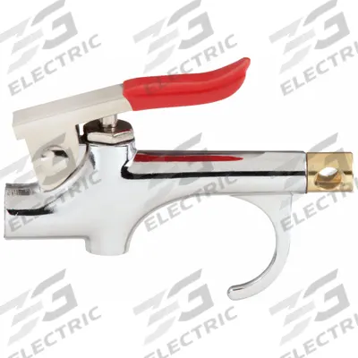 SPEEDAIRE Air Gun: Thumb-Lever Grip, Chrome-Plated Zinc, 1/4 in Female NPT, 1 Nozzle(s) - Thumb-Lever Air Guns