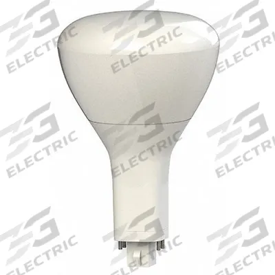 GE LAMPS Compact LED Bulb: Type A, 4-Pin (GX24q-4), BR28, LED, 3000K - LED Plug & Play (UL Type A) Plug-In Lamps