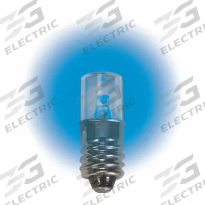 APPROVED VENDOR Compact LED Bulb: LED, Miniature Screw (E10), (T) Tubular, T3-1/4, 12.8V DC - Mini Screw Base (E10) Miniature Lamps