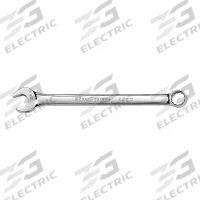 GEARWRENCH Combination Wrenches: Alloy Steel, Full Polish Chrome, 23 mm Head Size - Metric 12-Point Combination Wrenches