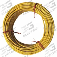 APPROVED VENDOR Wire Rope: Polypropylene, Galvanized Steel, 7 x 7, 340 lb Working Load Limit, Yellow (MPN 2VJX8). Key specifications — End Type: Plain; Brand: APPROVED VENDOR.