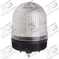 DAYTON Warning Light: Clear, LED, 90 to 240V, 3 3/8 in Overall Dia, 4 1/2 in Overall Ht, 26ZT69. Key specifications — Brand: DAYTON; Lens Color: Clear; Mounting Location: Threaded Mount; Operating Voltage: 90 to 240V.