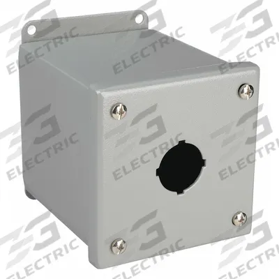WIEGMANN Push Button Enclosure: 30mm, 1 Holes, Carbon Steel - Enclosures for 30mm Operators