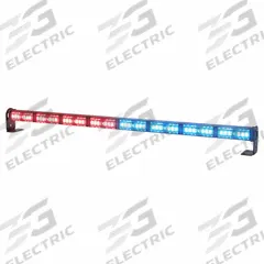 CODE 3 Warning and Directional Light Stick: Combo Warning and Directional Light, Blue/Red, 68 W Watt (MPN MTS835S-RB). Key specifications — Brand: CODE 3; Lens Color: Clear; Number of Flash Patterns: 41; Installation Type: Removable; Operating Voltage: 12 to 24V.