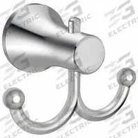 AMERICAN STANDARD Robe Hook: 3 1/8 in x 4 1/8 in x 2 1/2 in, Metal, Polished, 2 in Base Ht (MPN 8337210.002). Key specifications — Brand: AMERICAN STANDARD; Material: Metal.