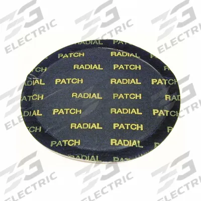 TRU-FLATE Large Round Radial Tire Repair Patch: Patches & Plugs, Round