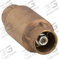 APPROVED VENDOR Spring Check Valve: Inline Valve Body, 3/4 in Pipe Size, Sweat x Sweat, Bronze, Std (MPN 6AJY8). Key specifications — Brand: APPROVED VENDOR.