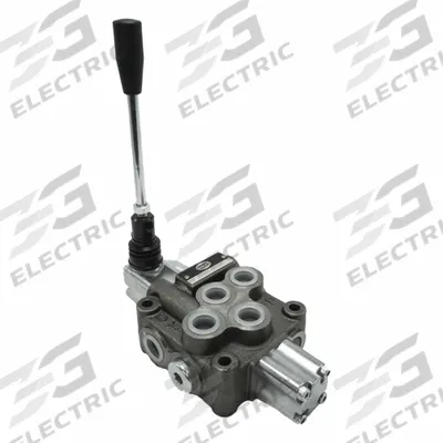 HYDRO CUSTOM Hydraulic Directional Control Valve: Four-Way / Three Positions, Motor Center - Manual Spool Monoblock Valves