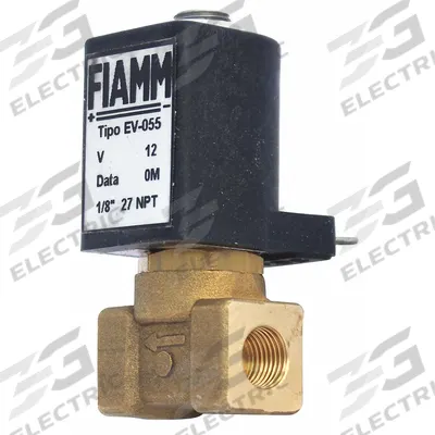 FIAMM Solenoid Air Valve: 3 in Lg (In.), 2 3/4 in Wd (In.) - Horn Accessories