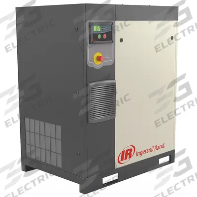 INGERSOLL RAND Rotary Screw Air Compressor: Horizontal, 7 1/2 hp, 27.5 cfm, 80 gal Tank - Horizontal Rotary Screw Air Compressors
