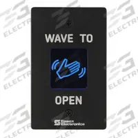 ESSEX Wave-to-Open Touch Plate: 4 1/2 in Ht, 1 1/4 in Dp, 2 3/4 in Wd, Black, Black (MPN HEW-2B). Key specifications — Color: Black; Product Type: Wave-to-Open Touch Plate; Operation Type: Wave-to-Open; ADA Compliant: No; Brand: ESSEX.