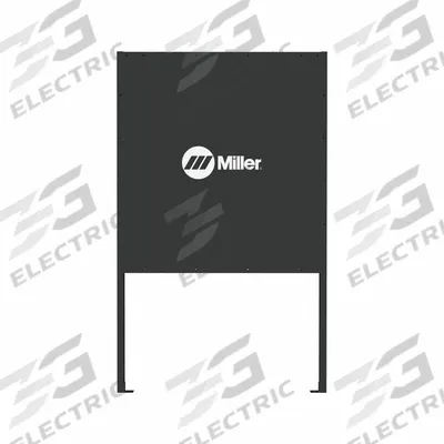 MILLER ELECTRIC Welding Booth Panel: 6 ft Wd, 6.5 ft Ht, Black - Modular Welding Booth Panels