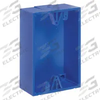 SAFETY TECHNOLOGY INTERNATIONAL Back Box: Polycarbonate, KIT-71100A-B. Key specifications — Manufacturer Part Number: KIT-71100A-B; Brand: SAFETY TECHNOLOGY INTERNATIONAL; Color: Blue; Compatible Product Type: Universal Button; Material: Polycarbonate; Product Type: Back Box Kit.