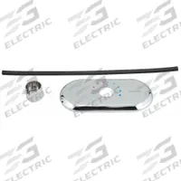 POWERS Color Trim Repair Kit: Compatible Product Type E420 Model Bathtub and Shower Valves (MPN 420-046). Key specifications — attr1163972: E420 Model Bathtub and Shower Valves; attr1163979: POWERS; attr1163973: Tub and Shower Trim Repair Kit; attr1163983: Oval; attr1226561: Chrome.