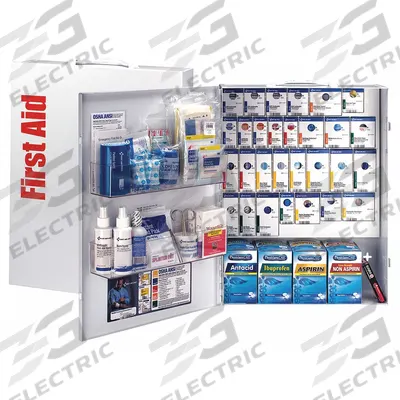 FIRST AID ONLY First Aid Kit and Housing: 951 Components, ANSI/ISEA Z308.1-2021, Type I/II - Food Production ANSI First Aid Kits