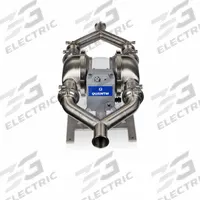 GRACO Electric Diaphragm Pump: Stainless Steel Body, Three Phase, 380-480V AC, 3 in, 18 ft Max. Head (MPN HE120-1517). Key specifications — Nameplate Voltage: 380-480V AC; Brand: GRACO; Surface Roughness: 32 Ra; Check Valve Material: SS; Seat Material: 316 SS.