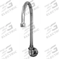 SANI-LAV Spout: Spout, Gooseneck, Swivel Spout, Brass, Chrome, 2 gpm Flow Rate, Aerated, NPT (MPN 2003L). Key specifications — Includes: Aerator; Product Type: Spout; Spout Style: Swivel; Body Material: Brass; Brand: SANI-LAV.