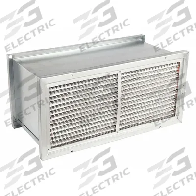GRAINGER Cartridge Air Filter: 12 in x 24 in x 12 in, Steel, Double Header - MERV 13 Cartridge Air Filters