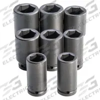 PROTO Impact Socket Set: 3/4 in Drive Size, Small Set (0-50 pieces) Set Size, 8 Pieces, (8) 6-Point (MPN J73102). Key specifications — attr1204251: PROTO; attr1215453: 3/4 in; attr1215454: 1 in to 1-1/2 in.