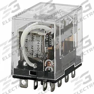 OMRON General Purpose Relays: Socket Mounted, 24V DC, 4PDT - Socket-Mounted Relays
